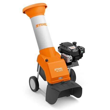 STIHL Benzin Häcksler GH 370 S, kraftvoller Benzin Häcksler für Astmaterial bis 45mm, mit 4,6 PS